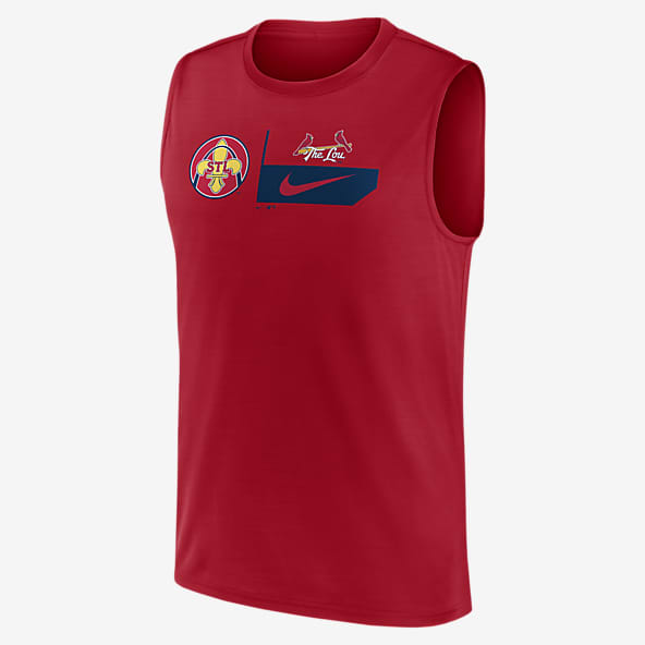 Nike red sleeveless shirt clearance